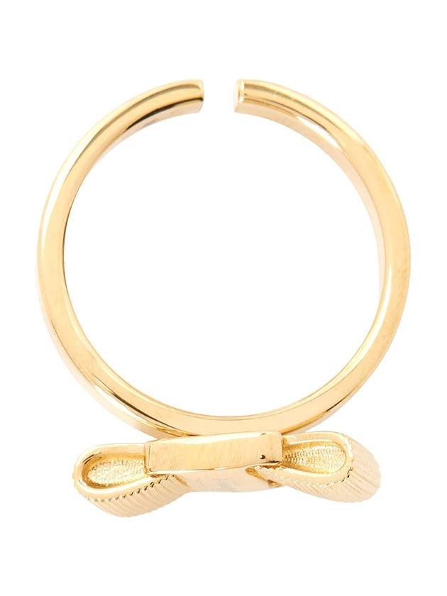 Vara Bow Polished Ring Gold - SALVATORE FERRAGAMO - BALAAN 4