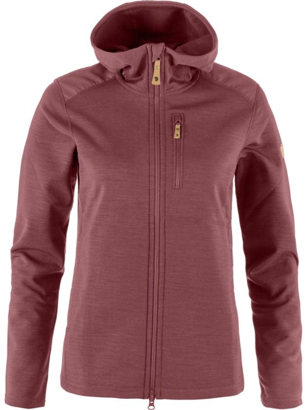 Women's Keb Fleece Hoodie Mesa Purple - FJALL RAVEN - BALAAN 1