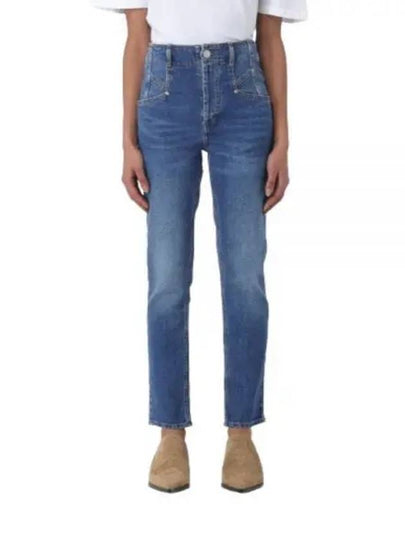 Niliane Slim Denim Jeans Blue - ISABEL MARANT - BALAAN 2