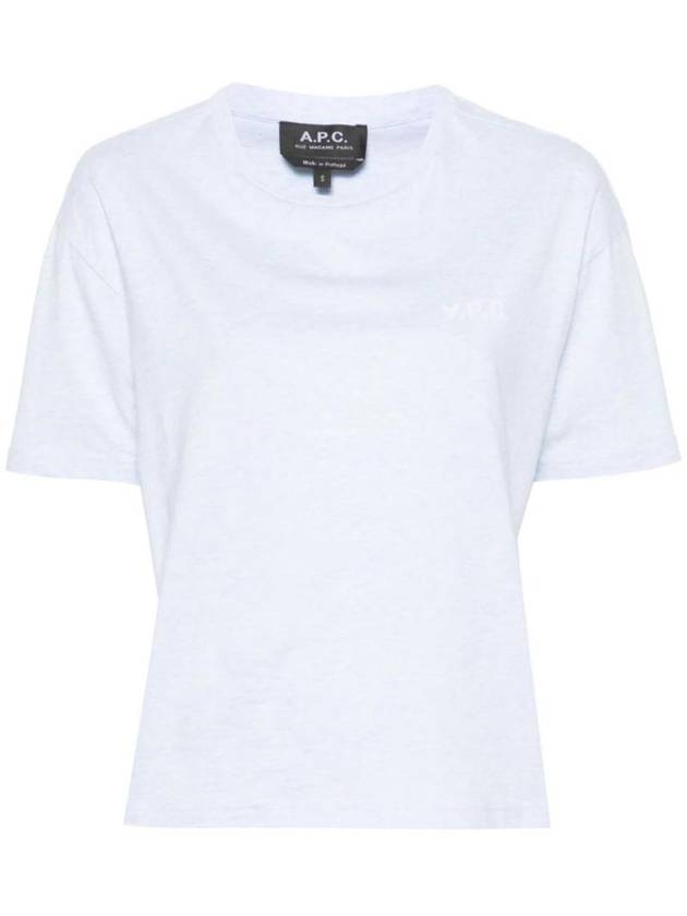 New Ava Logo Short Sleeve T-shirt White - A.P.C. - BALAAN 1