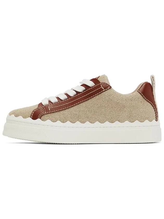 Lauren Leather Converse Low Top Sneakers Brown - CHLOE - BALAAN 5