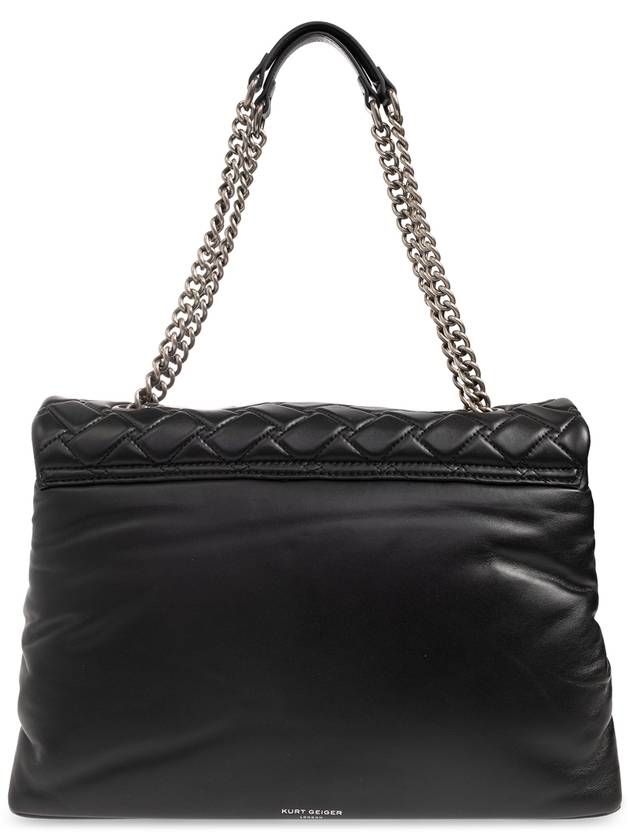 Kurt Geiger ‘Kensington XXL’ Quilted Shoulder Bag, Women's, Black - KURT GEIGER - BALAAN 3