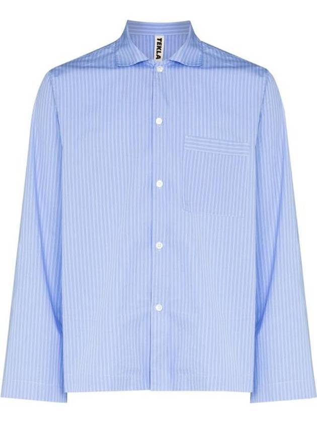 poplin long-sleeved shirt pinstripe - TEKLA - BALAAN 1