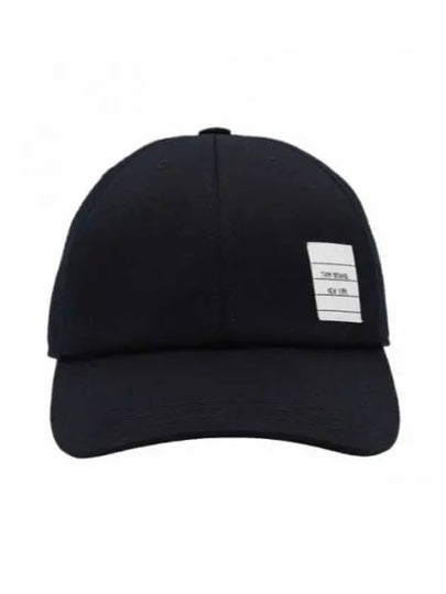 Classic Logo Patch Ball Cap Navy - THOM BROWNE - BALAAN 2