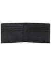 Logo Bifold Leather Half Wallet Black - BALLY - BALAAN 5