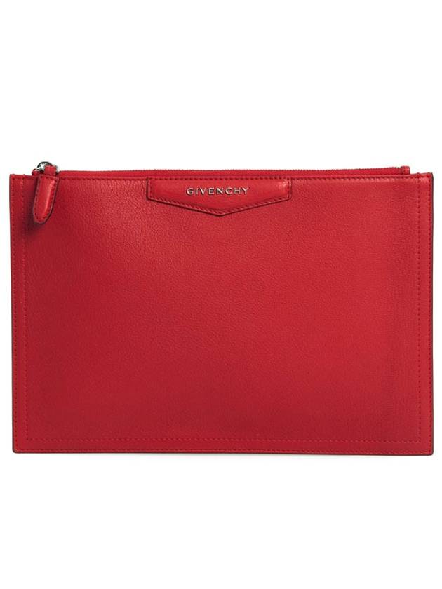 Antigona Medium Clutch Bag Red - GIVENCHY - BALAAN 2