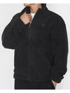 Premium Essentials Polar Fleece Zip Up Jacket Black - ADIDAS - BALAAN 2