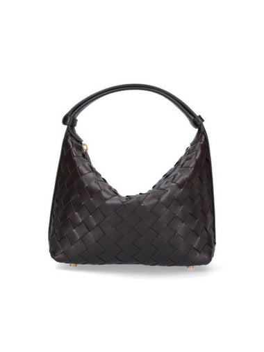 Intrecciato Small Leather Shoulder Bag Brown - BOTTEGA VENETA - BALAAN 1