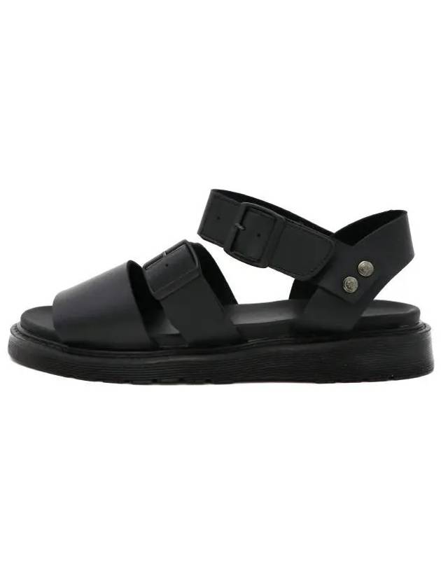 SPMA07PRT Unisex Height 4cm Two-Strap Sandals Black - SUPENER - BALAAN 3