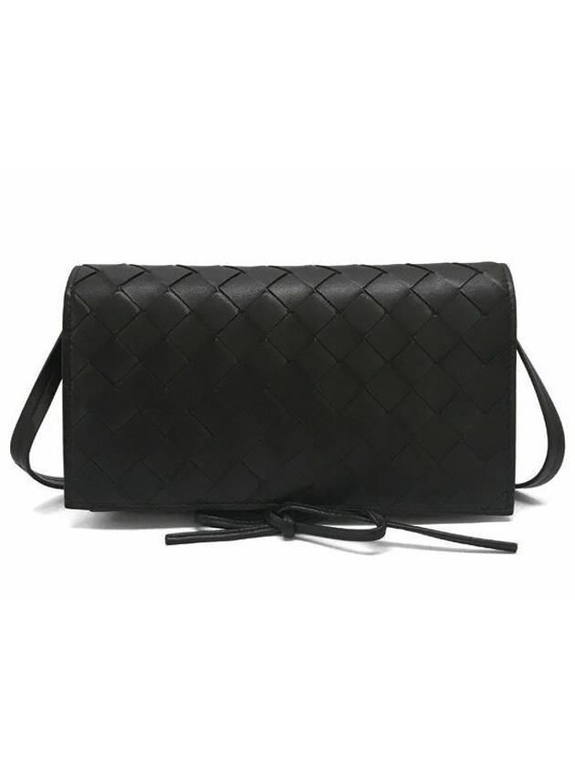 Intrecciato Mini Cross Bag Black - BOTTEGA VENETA - BALAAN 2