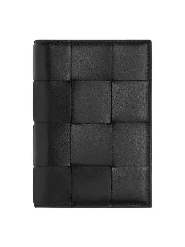 Cassette Half Wallet Black - BOTTEGA VENETA - BALAAN 2