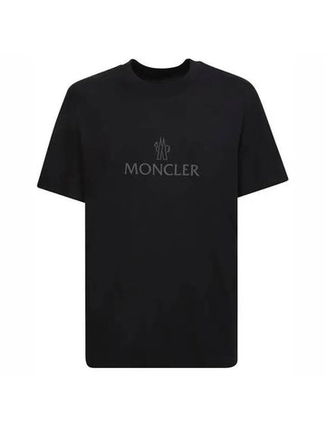 logo short sleeve t-shirt black - MONCLER - BALAAN 1