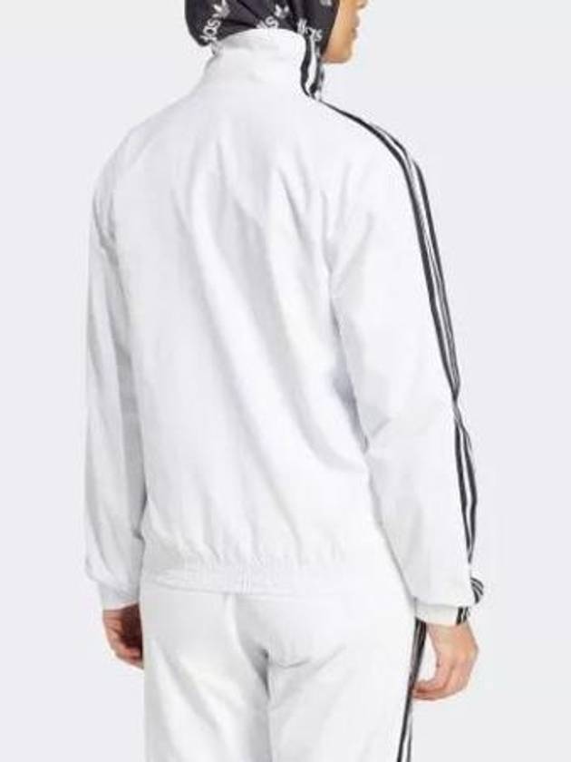 3 Stripe Woven Track Jacket White - ADIDAS - BALAAN 4