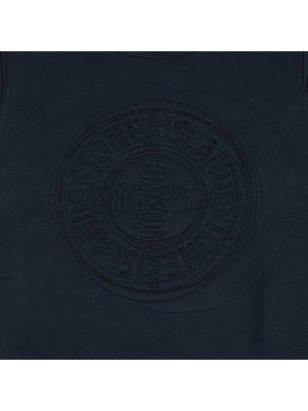 Kids Cotton Sweatshirt Navy - STONE ISLAND - BALAAN 6