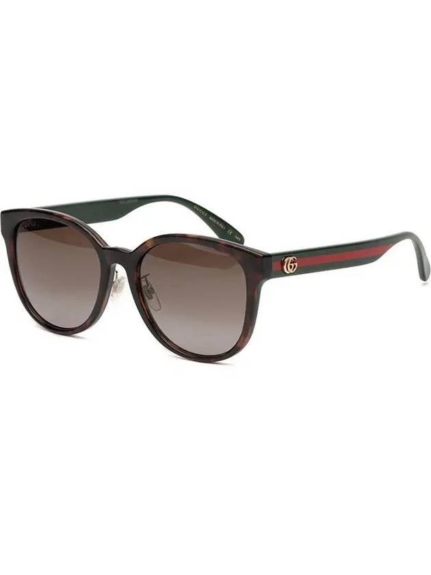 Eyewear Round Sunglasses Brown - GUCCI - BALAAN 3