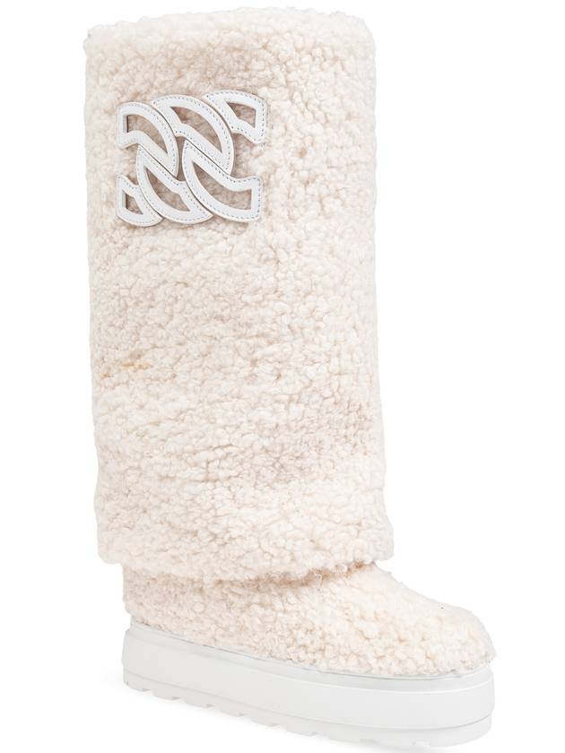 Casadei Snow Boots With Logo, Women's, White - CASADEI - BALAAN 4