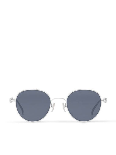 My LV Chain Two Round Sunglasses Silver - LOUIS VUITTON - BALAAN 1