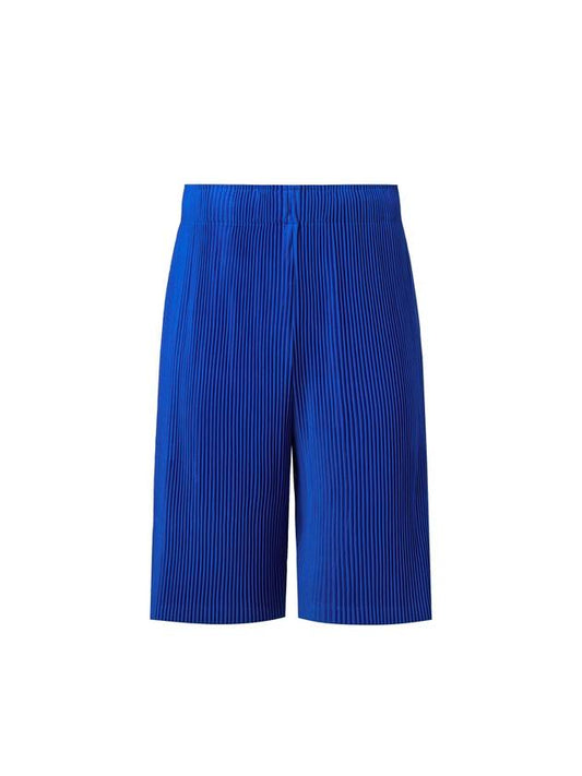 Men's Pleated Banded Shorts Blue - MONPLISSE - BALAAN 2