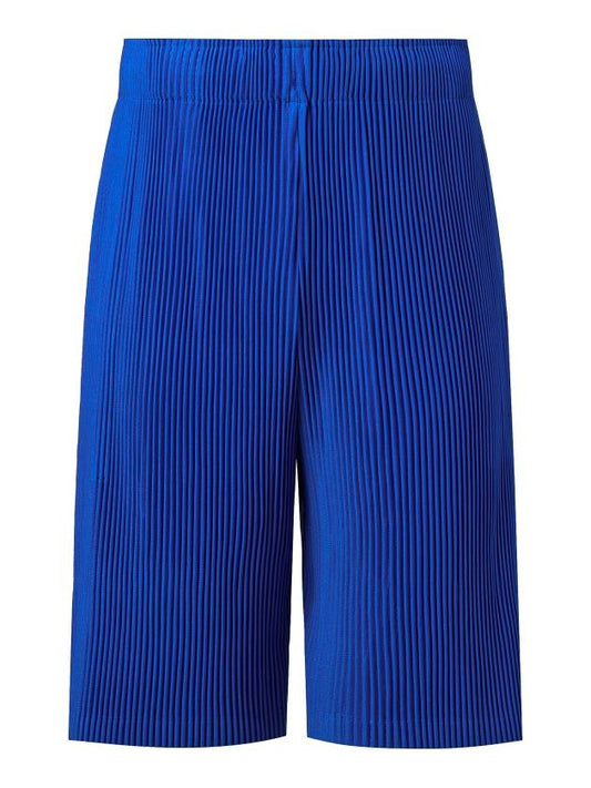 Men's Pleated Banded Shorts Blue - MONPLISSE - BALAAN 1