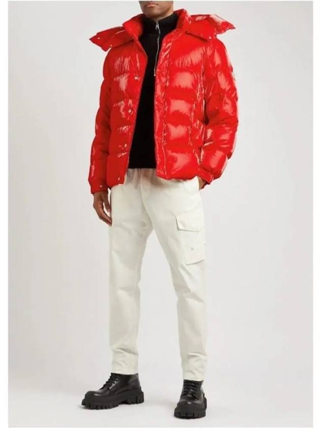 Verdon arm logo patch short down jacket red men s padding 1A00264 596B4 454 - MONCLER - BALAAN 3