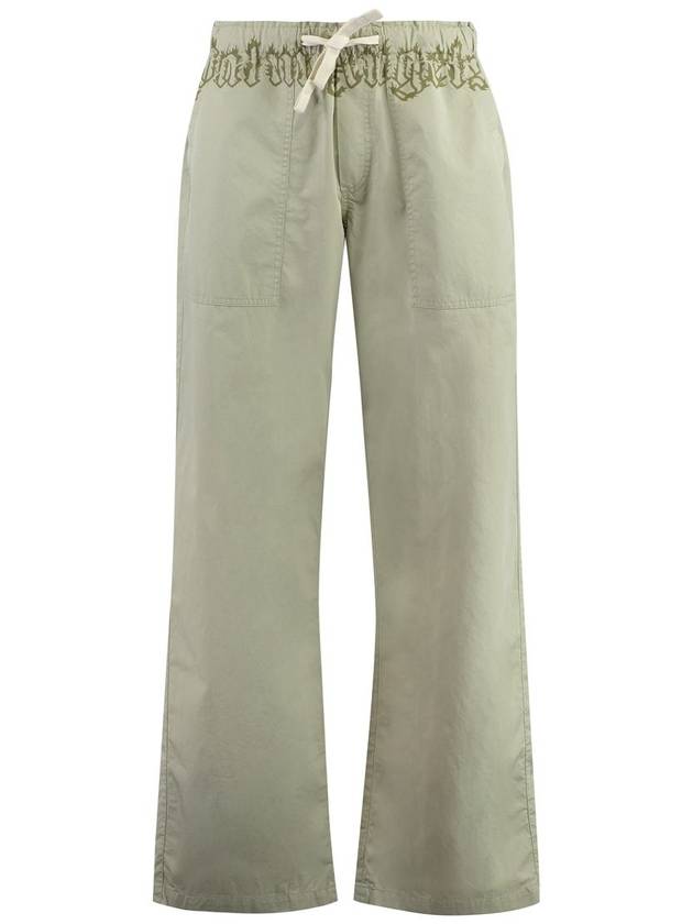 Palm Angels Cotton Trousers - PALM ANGELS - BALAAN 1