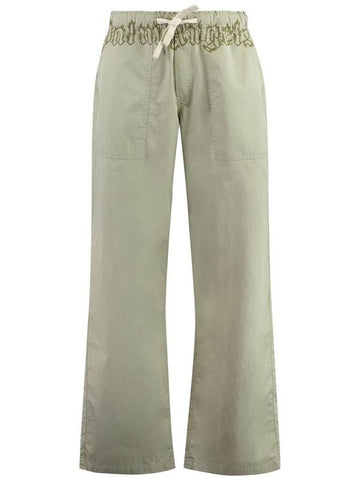 Palm Angels Cotton Trousers - PALM ANGELS - BALAAN 1