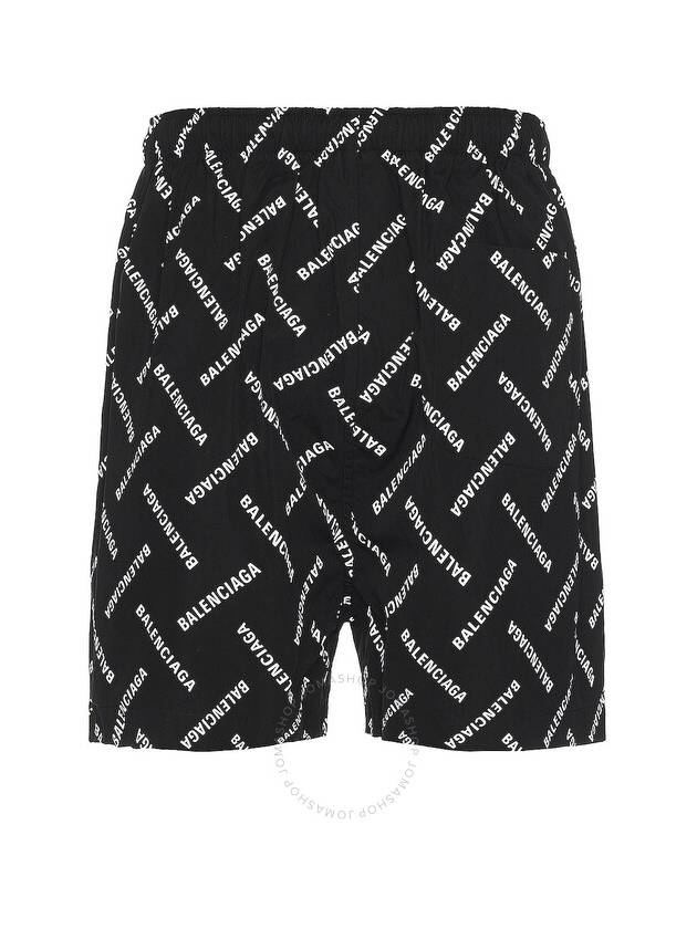 short pants 719975TPLA4 1070 BLACK WHITE - BALENCIAGA - BALAAN 3