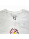 Floating Flower Short Sleeve T-Shirt White - MAISON KITSUNE - BALAAN 4