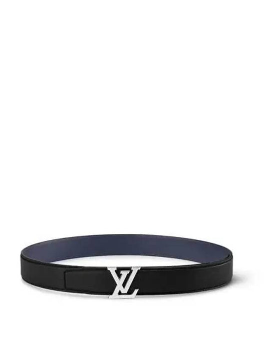 LV Heritage 35MM Reversible Belt Midnight Blue M8359V - LOUIS VUITTON - BALAAN 1