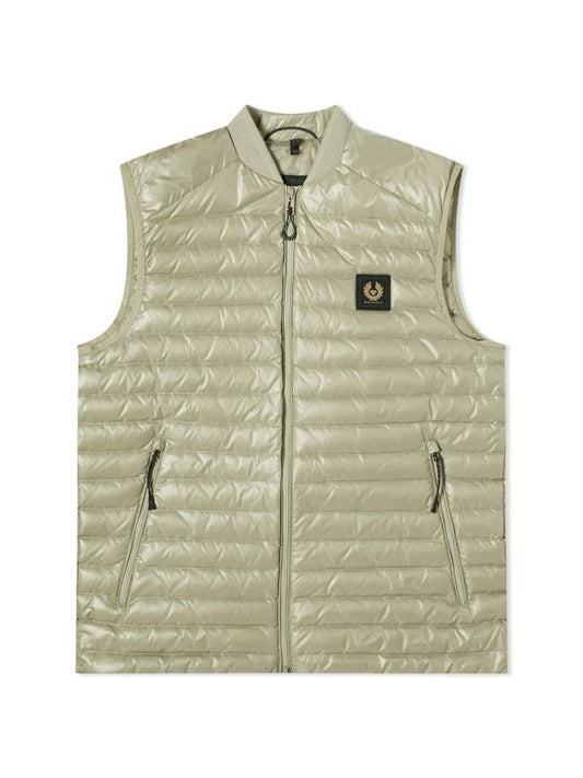 Airframe Ultra Lightweight Down Vest Green - BELSTAFF - BALAAN 1