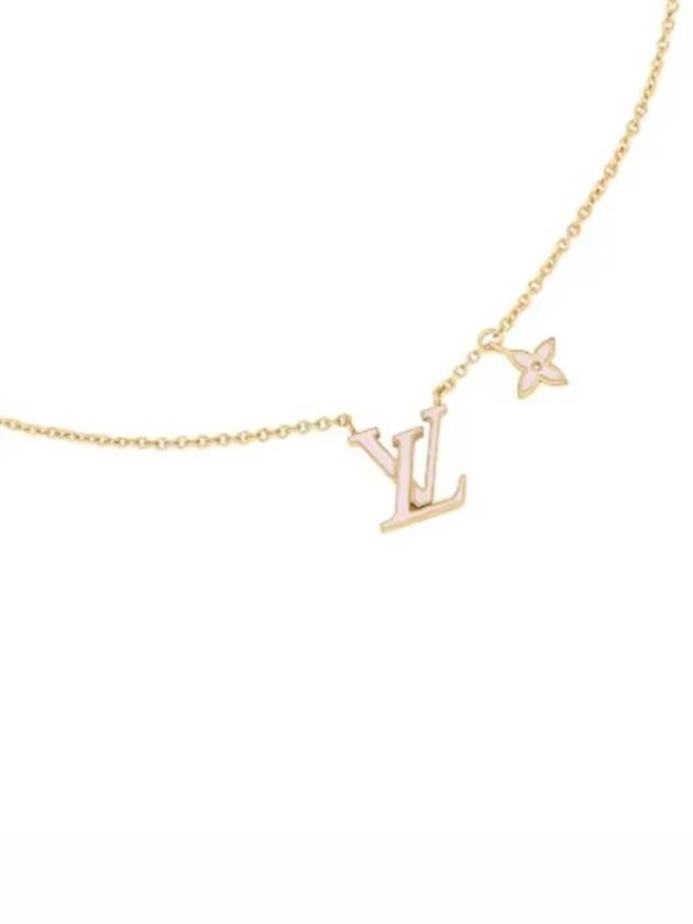 LV Iconic Enamel Necklace Gold - LOUIS VUITTON - BALAAN 4