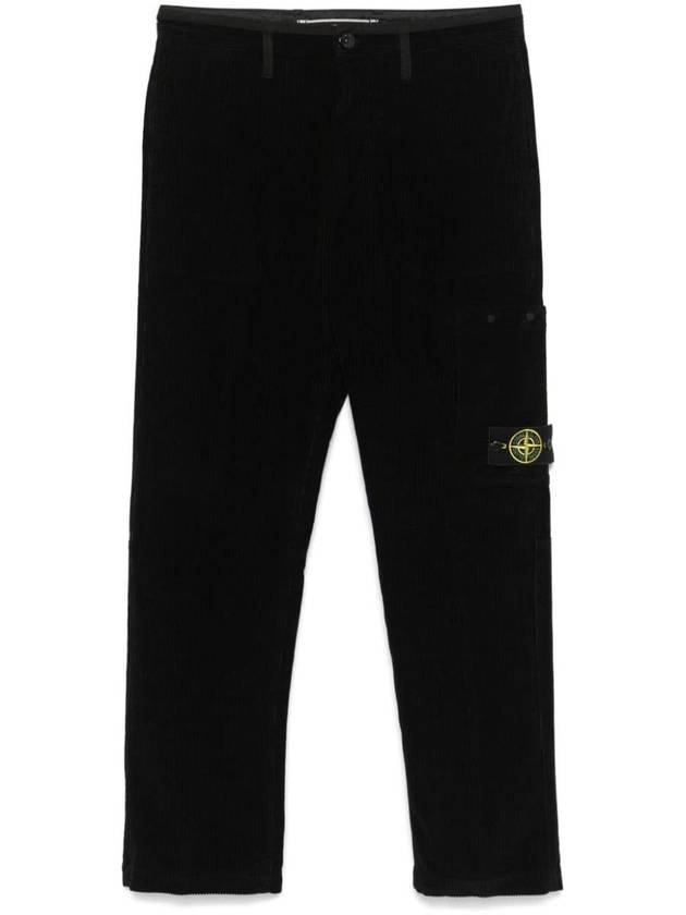 Stone Island Straight Pants 811532604V0029 Black - STONE ISLAND - BALAAN 2