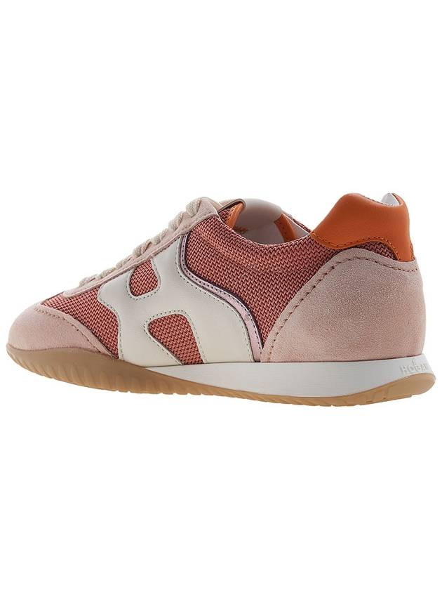 Women's OlympiaN Z Low Top Sneakers Pink - HOGAN - BALAAN.