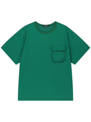 Woven Stretch Round TShirt Green - OFFGRID - BALAAN 1