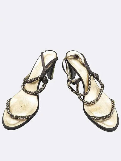 Smith Market used luxury goods black sandals women s shoes - CHANEL - BALAAN 2