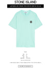 Logo Patch Short Sleeve T-Shirt Mint - STONE ISLAND - BALAAN.