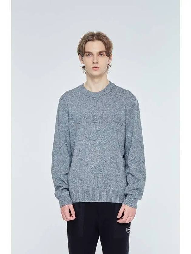 Patricolo Gray Men s Knit Melange - DUVETICA - BALAAN 1