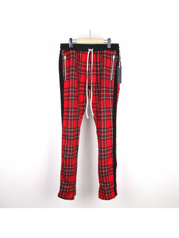 5TH Tartan Check Training Pants Red - FEAR OF GOD - BALAAN 1