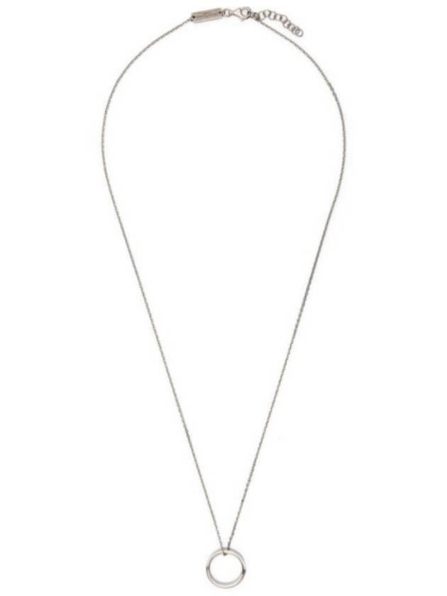 Ring Pendant Necklace Silver - MAISON MARGIELA - BALAAN 3