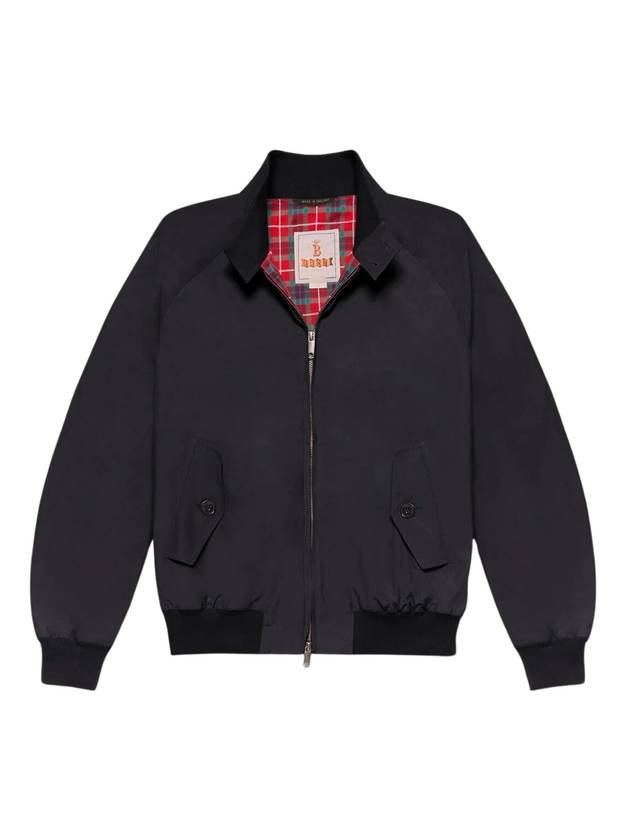 G9 Harrington Zip-Up Jacket Black - BARACUTA - BALAAN 1