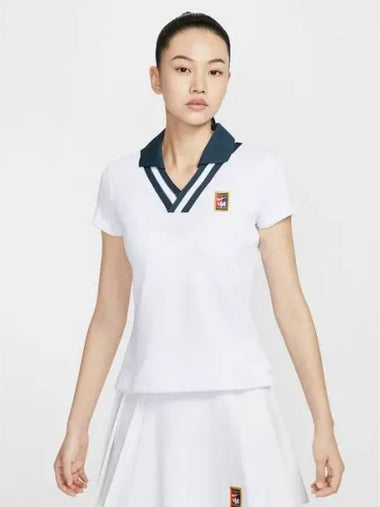 FZ0277 100 AS W NSW YOON SS POLO TOP - NIKE - BALAAN 1