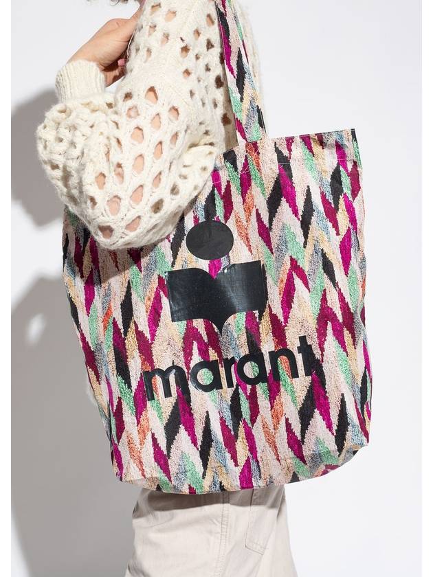 Woom Eco Graphic Cotton Tote Bag - ISABEL MARANT - BALAAN 6