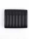 Lola Small Quilted Leather Folding Wallet Black Light Gold - BURBERRY - BALAAN 3