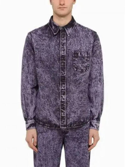 Denim Long Sleeve Shirt Light Orchid - MARNI - BALAAN 2