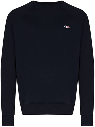 Tricolor Fox Patch Sweatshirt Black - MAISON KITSUNE - BALAAN 1