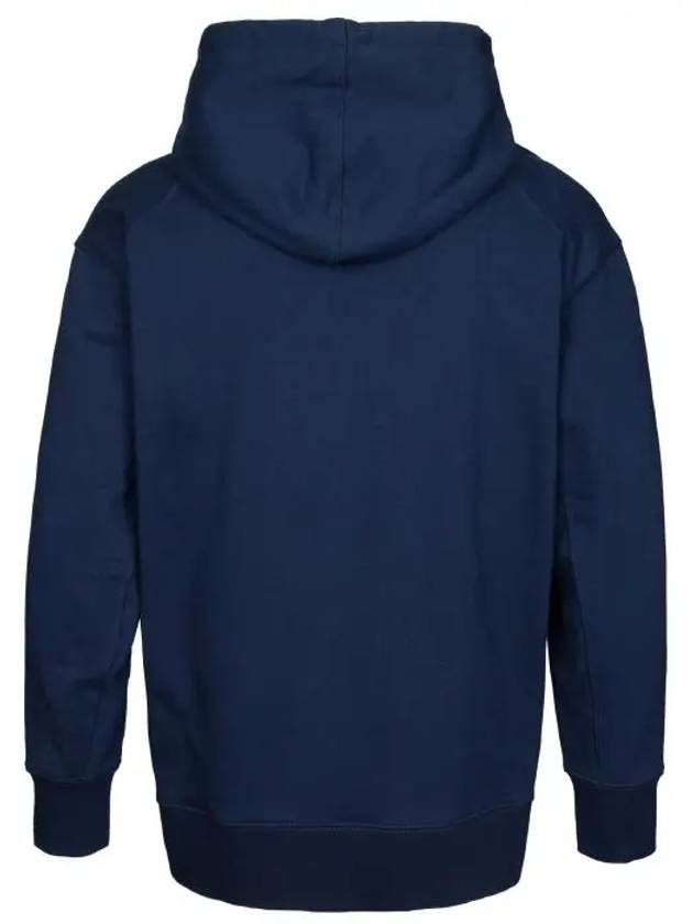 Classic Chest Logo Cotton Hoodie Navy - Y-3 - BALAAN 8