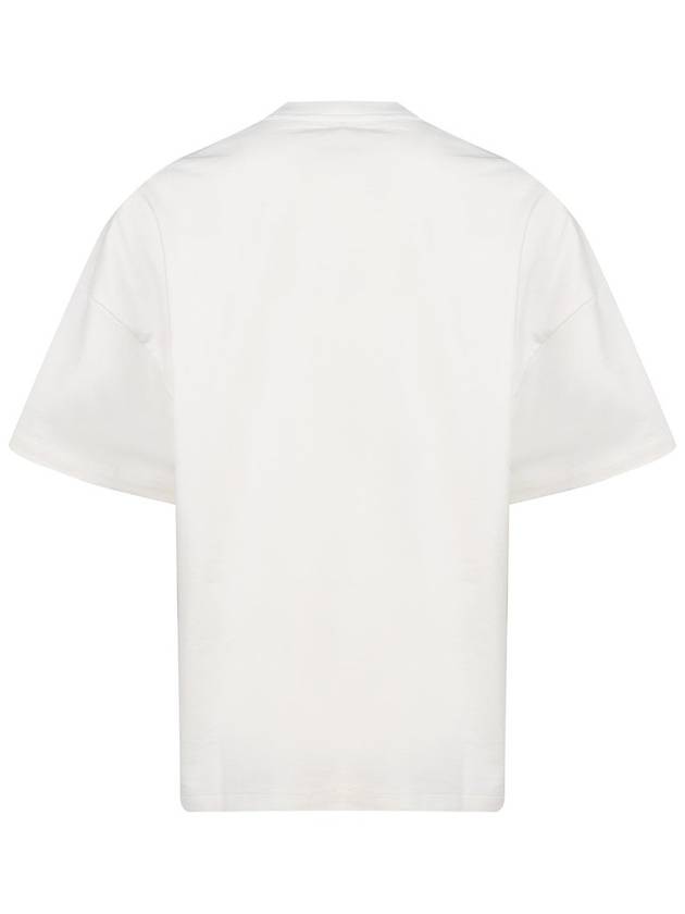 Men's Logo Cotton Short Sleeve T-Shirt White - JIL SANDER - BALAAN 3