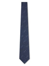 Monogram Diagonal Tie Navy - LOUIS VUITTON - BALAAN 2