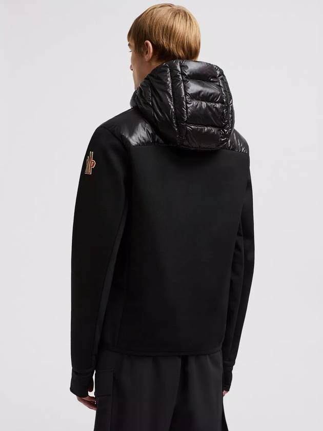 Grenoble Padded Zip-Up Hoodie Black - MONCLER - BALAAN 2