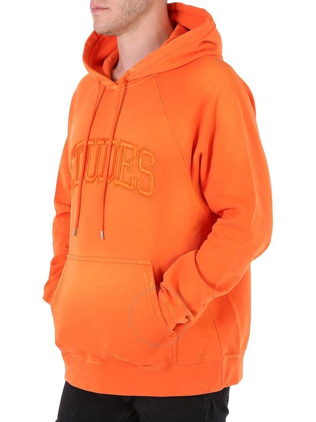 Etudes Men's Orange Racing Logo Cotton Hoodie, Size X-Small - ETUDES - BALAAN 3